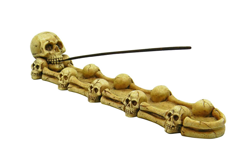 Skulls and Bones Incense Burner